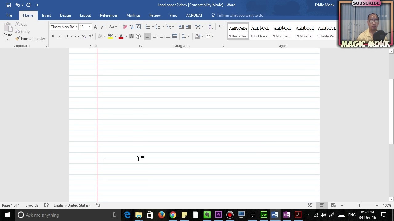 college notebook in word for mac 2016
